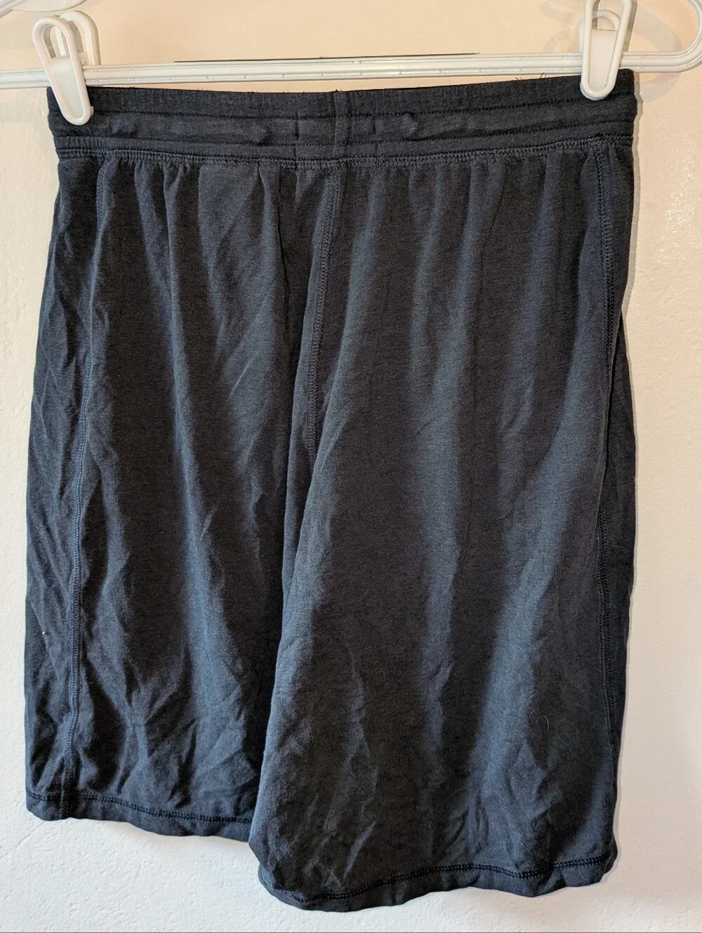 Men's Athletic Drawstring Shorts - Black Performance Fit Size M